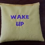 Wake up pillow
